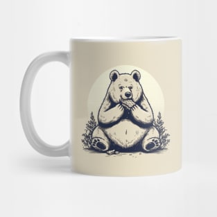 "Fat Bear Week" Fat Bear eating cake Mug